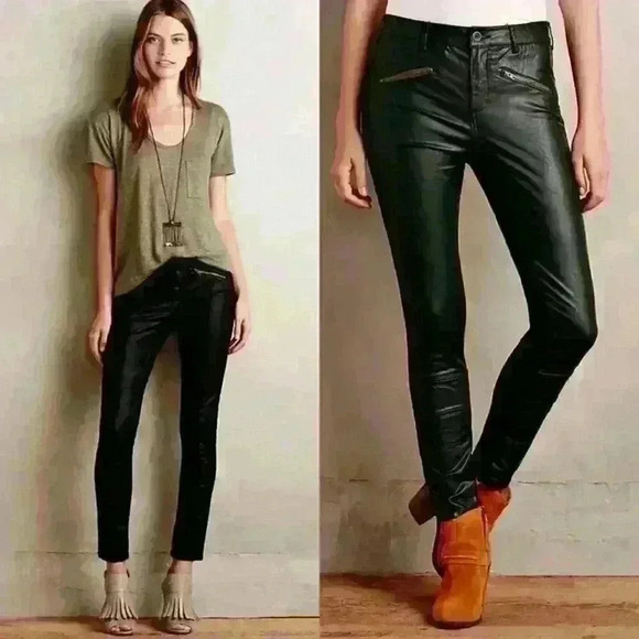 Pilcro Green Faux‎ Leather Front - Picture 8 of 8